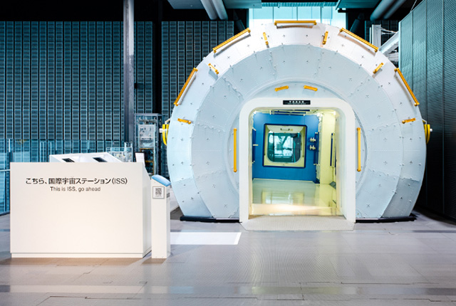 「国際宇宙ステーション（ISS）」の展示/日本科学未来館（東京都/江東区）