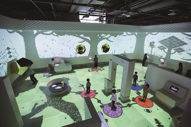 「アナグラのうた」のコーナー/日本科学未来館（東京都/江東区）