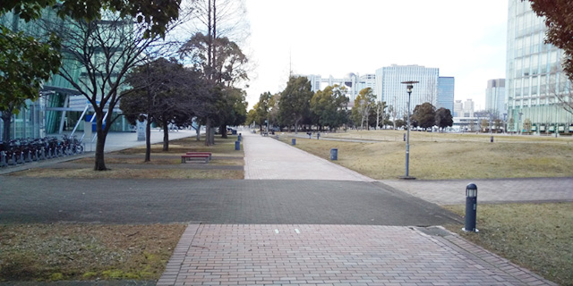 日本科学未来館への歩道（東京都/江東区）