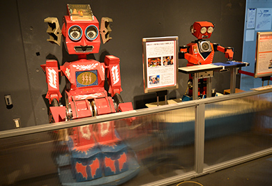 しくみの部屋「相澤次郎氏が作成したロボット」/多摩六都科学館（東京都/西東京市）