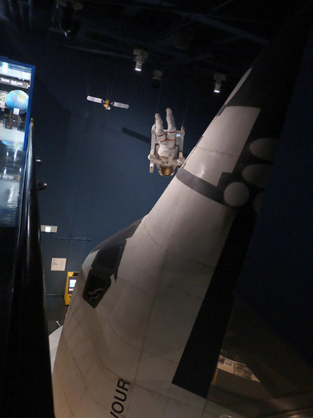 「エンデバー号」頭部実物大模型/多摩六都科学館（東京都/西東京市）