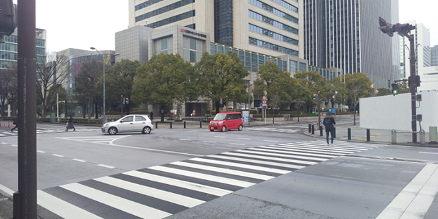 三菱みなとみらい技術館への道のり(神奈川県/横浜市)
