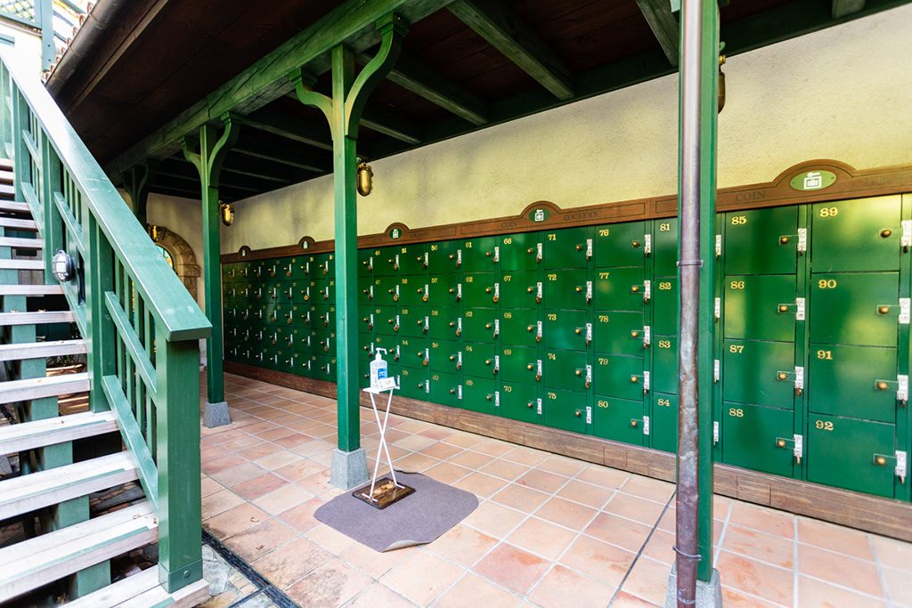 コインリターン式のコインロッカー/三鷹の森ジブリ美術館（東京都/三鷹市）