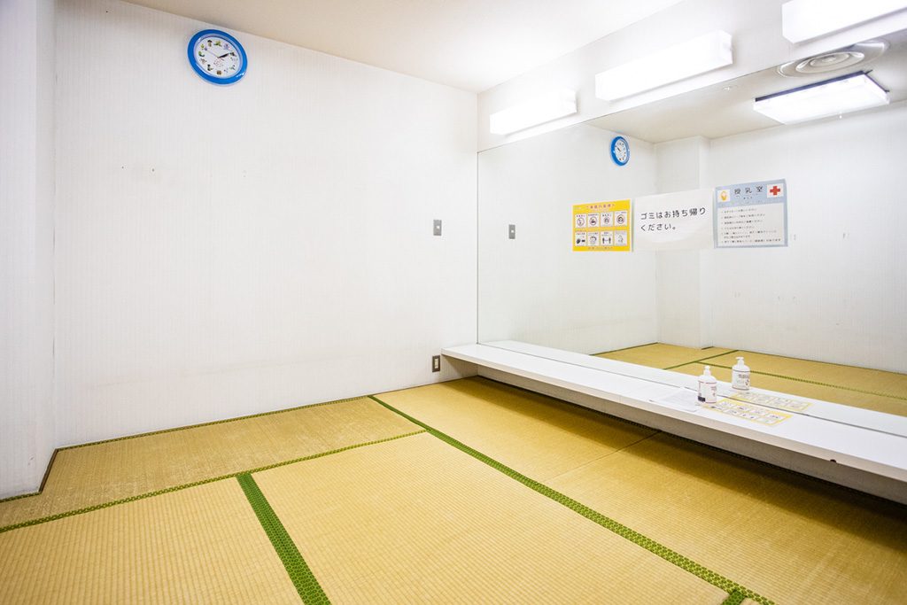 和室の授乳室/東京工芸大学 杉並アニメーションミュージアム(東京都/杉並区)