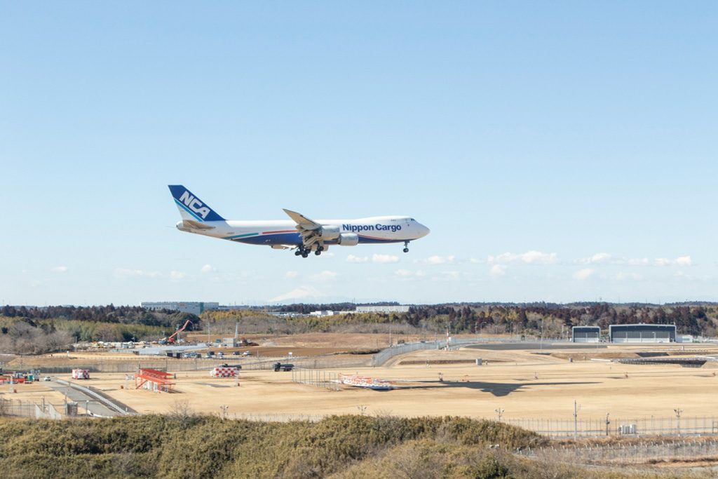 5階展望展示室からの眺め/航空科学博物館(千葉県/芝山町)
