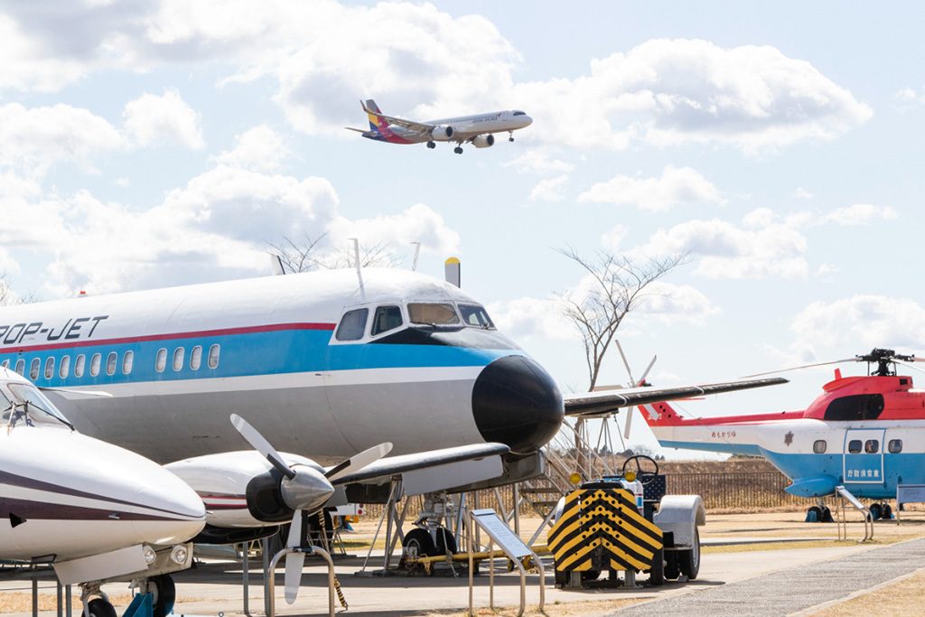 小型機の展示/航空科学博物館(千葉県/芝山町)