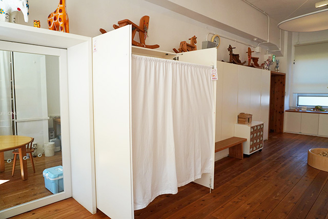 簡易な授乳スペース/東京おもちゃ美術館（東京都/新宿区）