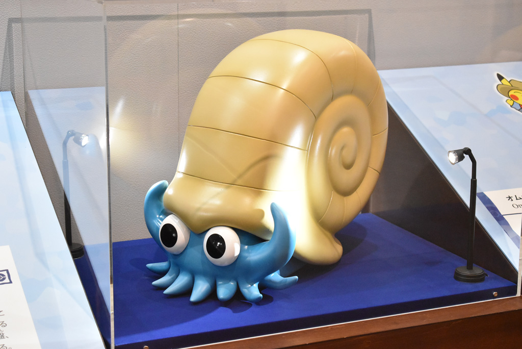 「オムナイト」がしんかした「オムスター」の実物大模型/国立科学博物館(東京都/台東区)