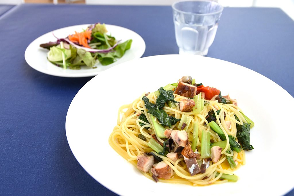 「おすすめパスタセット(1400円)」/横須賀美術館(神奈川県/横須賀市)