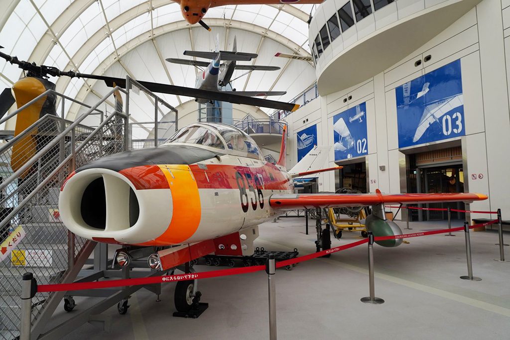 国産初のジェット練習機「富士T-1B」/所沢航空発祥記念館（埼玉県/所沢市）