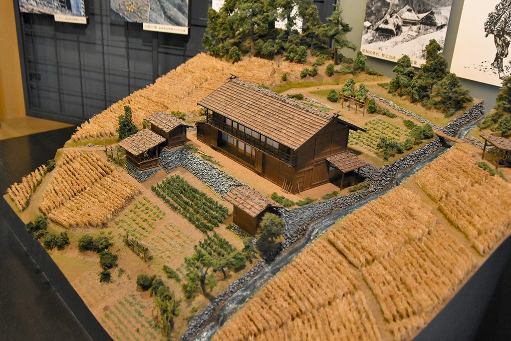 民家のジオラマ/川崎市立日本民家園（神奈川県）