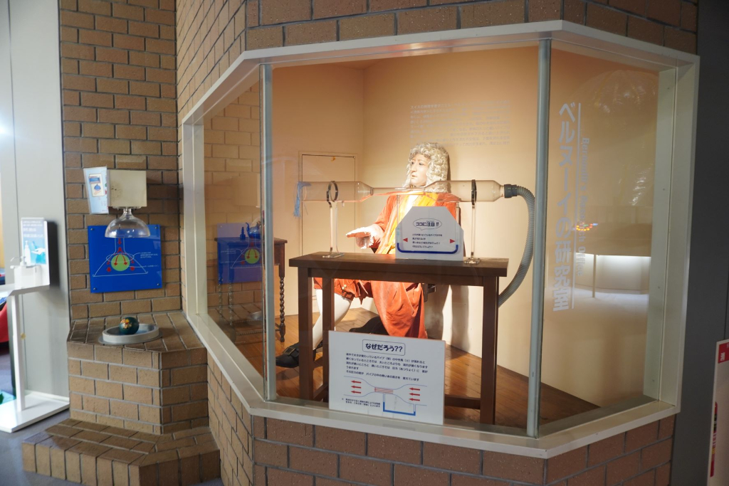 物理学者ベルヌーイの人形/所沢航空発祥記念館（埼玉県/所沢市）