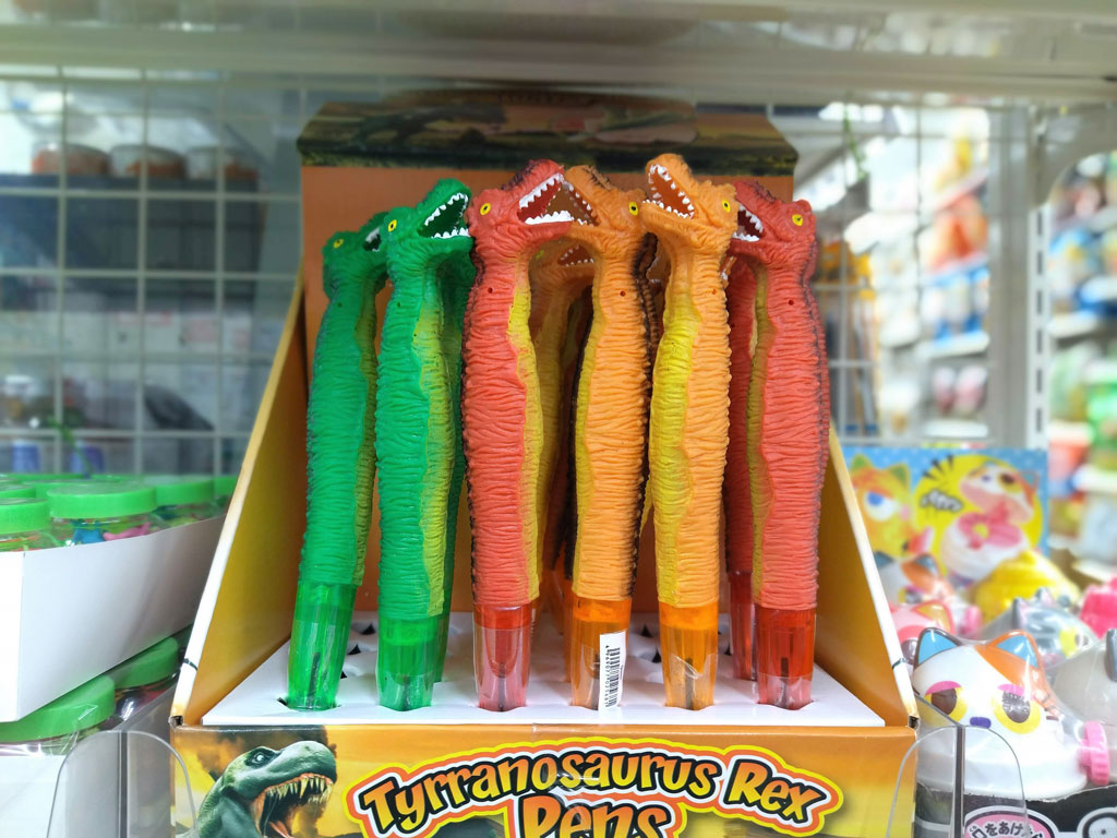 「恐竜ボールペン」／ダイナソーアドベンチャーツアー in 東京ベイ幕張（千葉県）