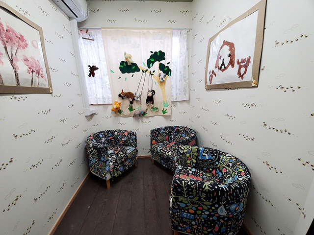 「パオパオ」内にある授乳室/アニマルワンダーリゾウト 市原ぞうの国(千葉県/市原市)