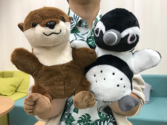 オリジナルハンドパペット各種/サンシャイン水族館(東京都/豊島区)