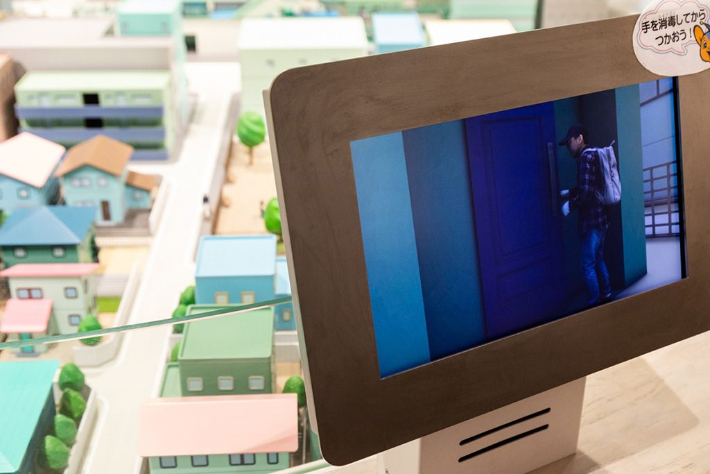 「見てみよう ぼくの街のおまわりさん」の体験コーナー/ポリスミュージアム(警察博物館)(東京都/中央区)