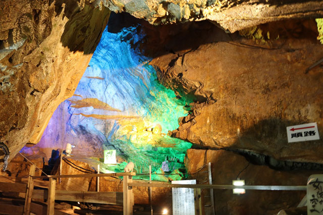 面不動鍾乳洞内部/洞川温泉（奈良県／天川村）