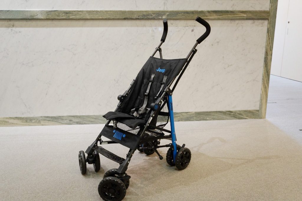 無料貸し出しのベビーカー/千葉市美術館（千葉県）