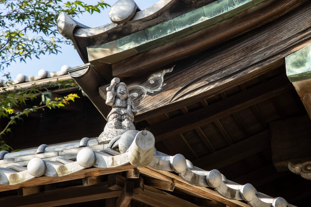 瓦の上の大黒天/江戸東京たてもの園(東京都/小金井市)