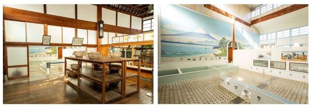 脱衣所と浴室内/江戸東京たてもの園(東京都/小金井市)