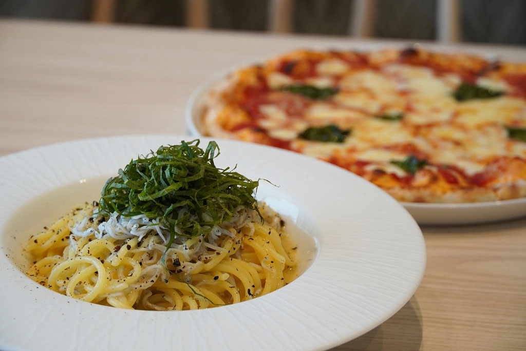淡路島産しらすと大葉のスパゲッティ/幸せのパンケーキ 淡路島リゾート(兵庫県/淡路市)