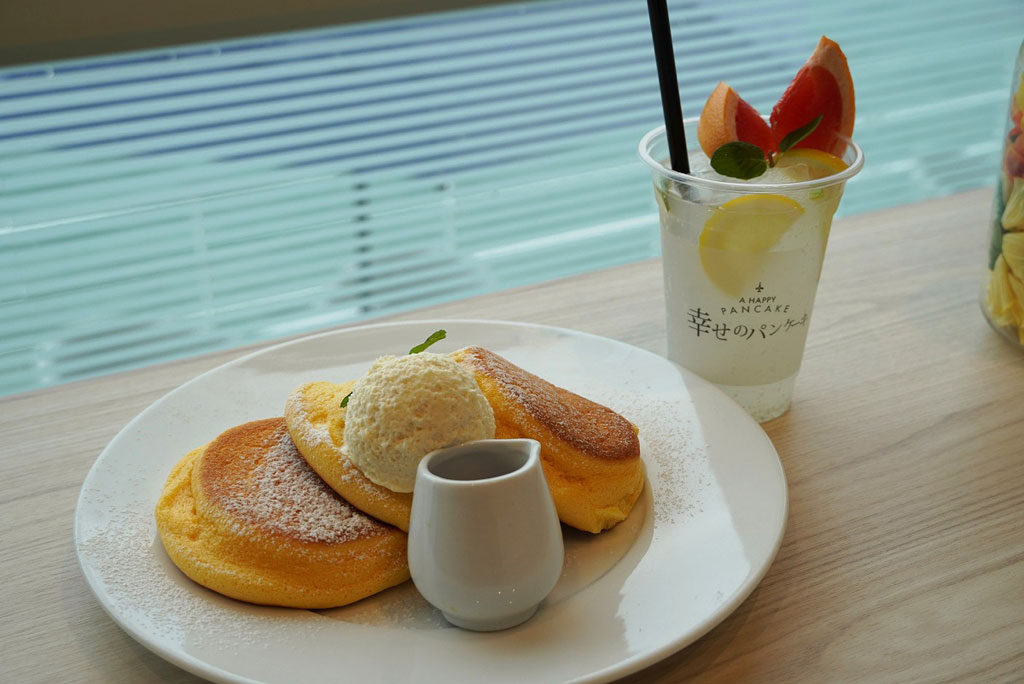 幸せのパンケーキと島のシトラスソルティースカッシュ/幸せのパンケーキ 淡路島リゾート(兵庫県/淡路市)