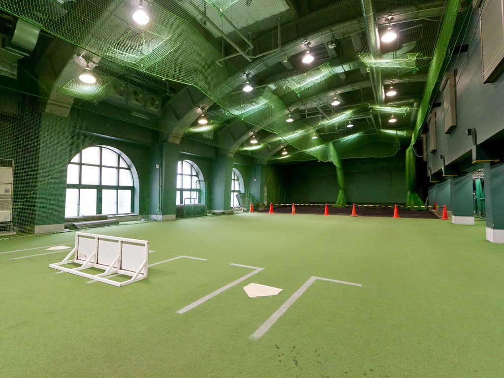 ブルペンなどをガイドの案内で特別に見学できる/甲子園歴史館（兵庫県／西宮市）