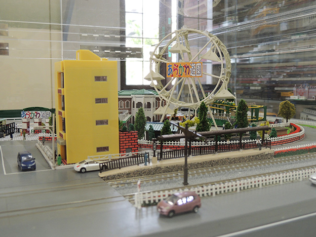 「あらかわ遊園」もジオラマの中につくられている/あらかわ遊園（東京都／荒川区）