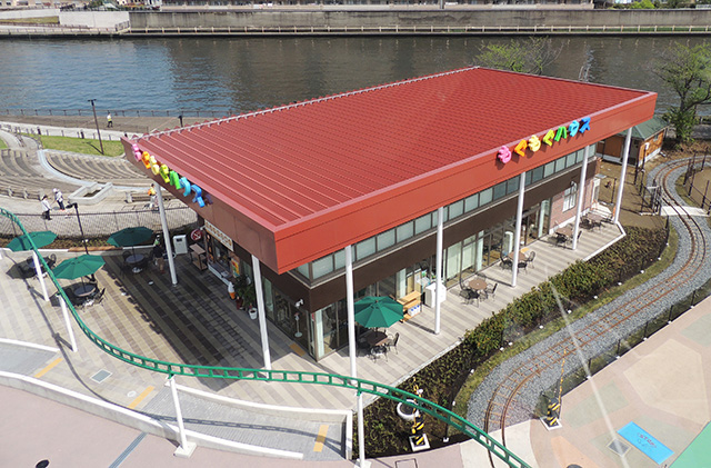 「もぐもぐハウス」全景/あらかわ遊園（東京都／荒川区）