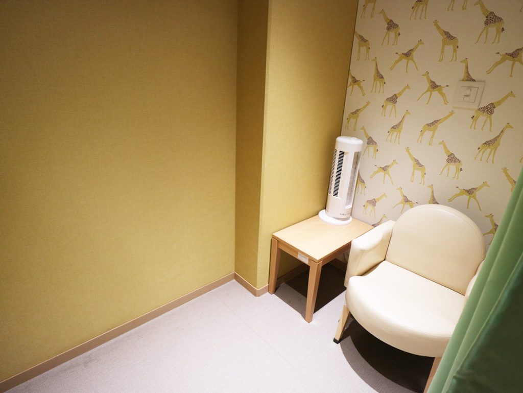 館内の授乳室/いたばしボローニャ絵本館（東京都・板橋区）