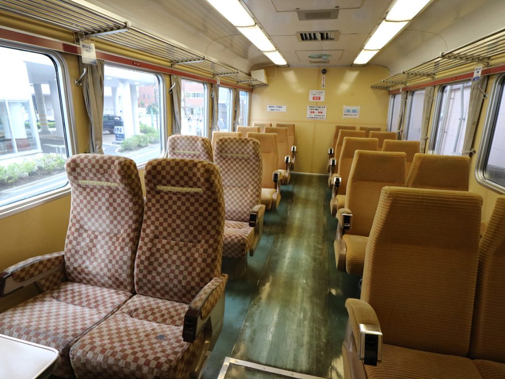 1720系デラックスロマンスカー車内/東武博物館（東京都/墨田区）