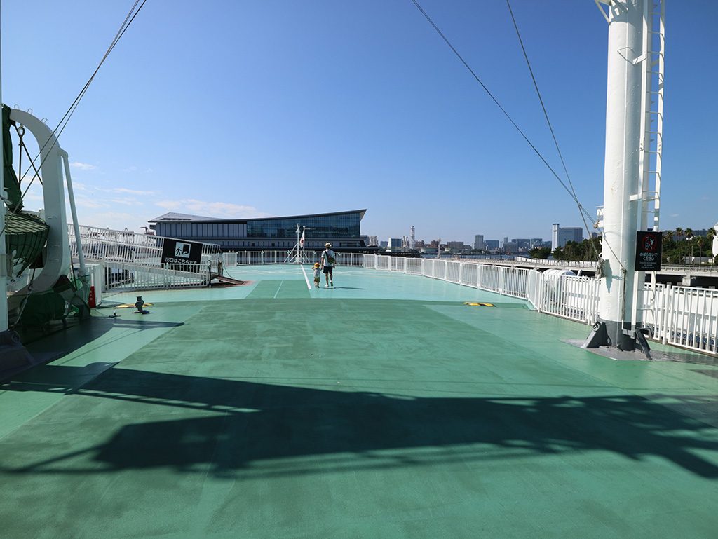 広々とした甲板/船の科学館(東京都/品川区)