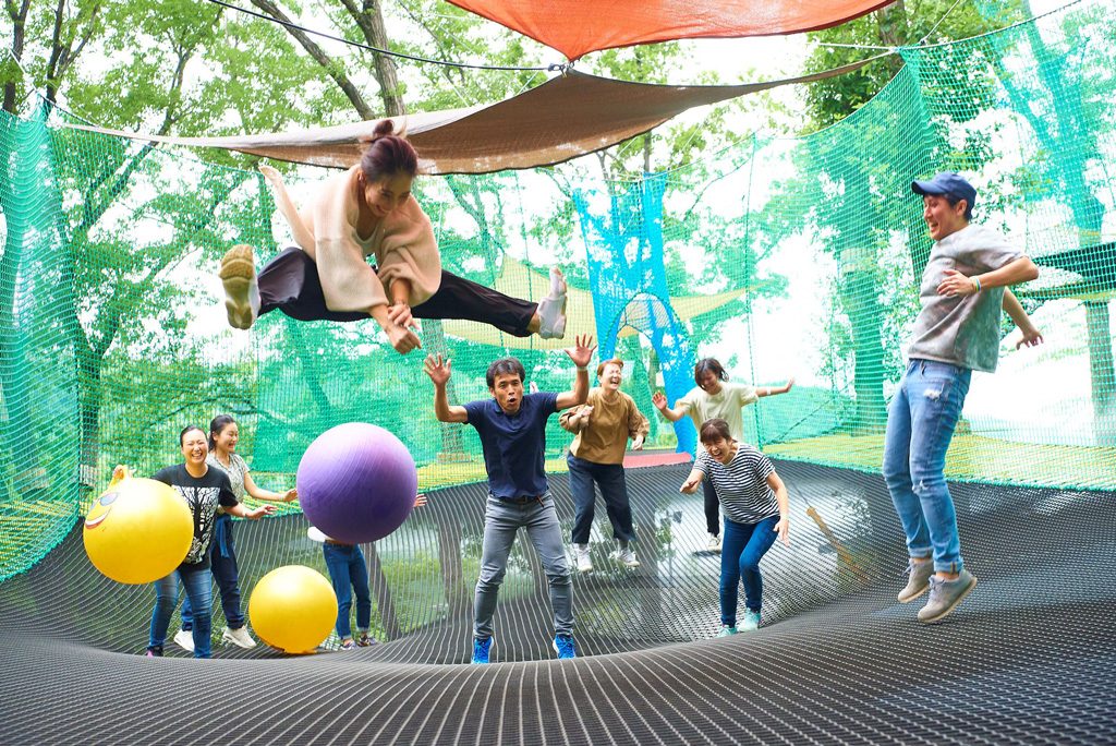 空と風のネットアスレチック「HANETTA(ハネッタ)」（群馬県/川場村）