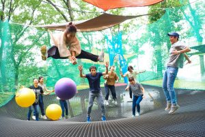 道の駅 川場田園プラザ脇にネットアスレチック「HANETTA」がオープン！