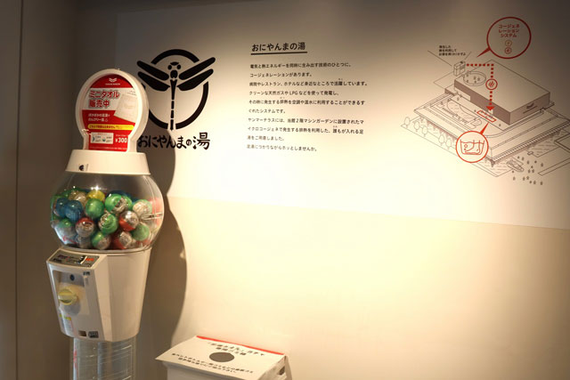 カプセル入りのミニタオル/ヤンマーミュージアム（滋賀県／長浜市）