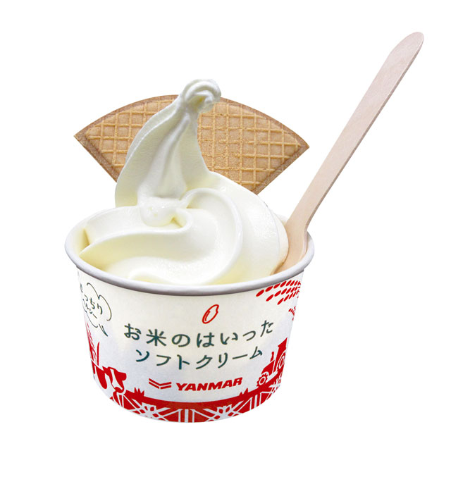 ライスジュレソフトクリーム/ヤンマーミュージアム（滋賀県／長浜市）