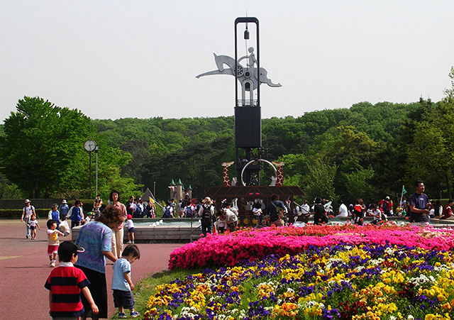 天馬の塔あたりの風景/埼玉県こども動物自然公園（東松山市）