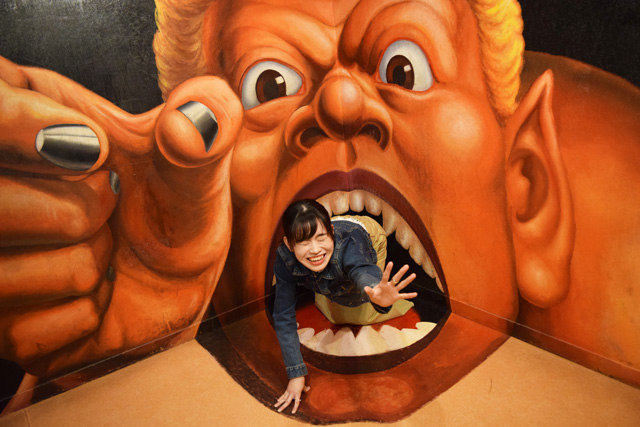 トリックアートハウスの撮影ポイント/白浜エネルギーランド（和歌山県/白浜町）