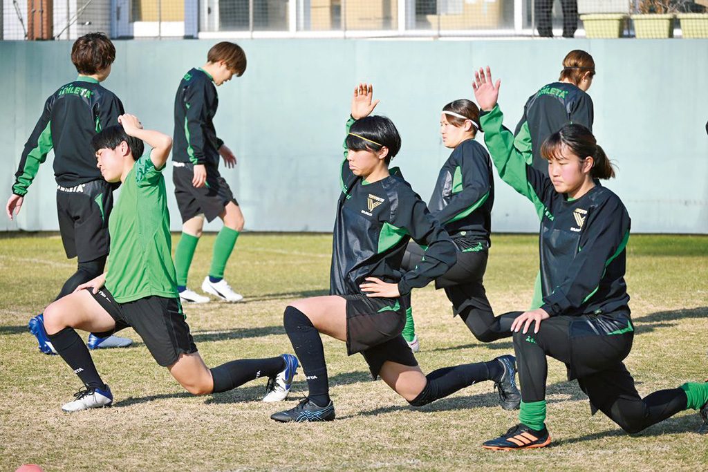 日テレ・東京ヴェルディベレーザ／トレーニングの様子