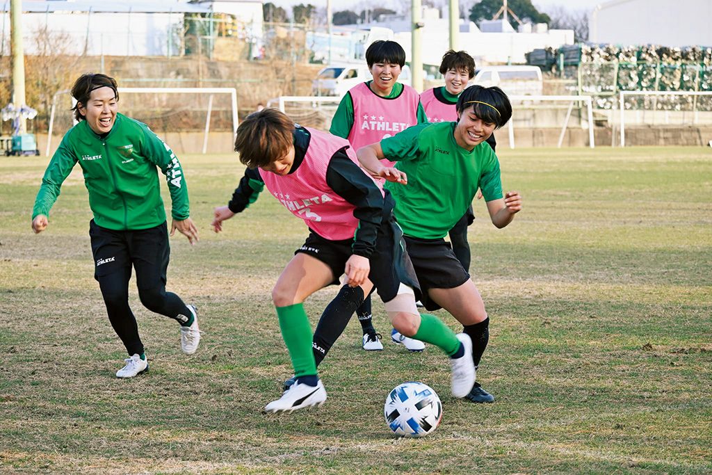 日テレ・東京ヴェルディベレーザ／練習の様子