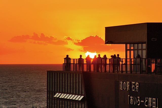 道の駅 石狩「あいろーど厚田」の展望台(北海道/石狩市)