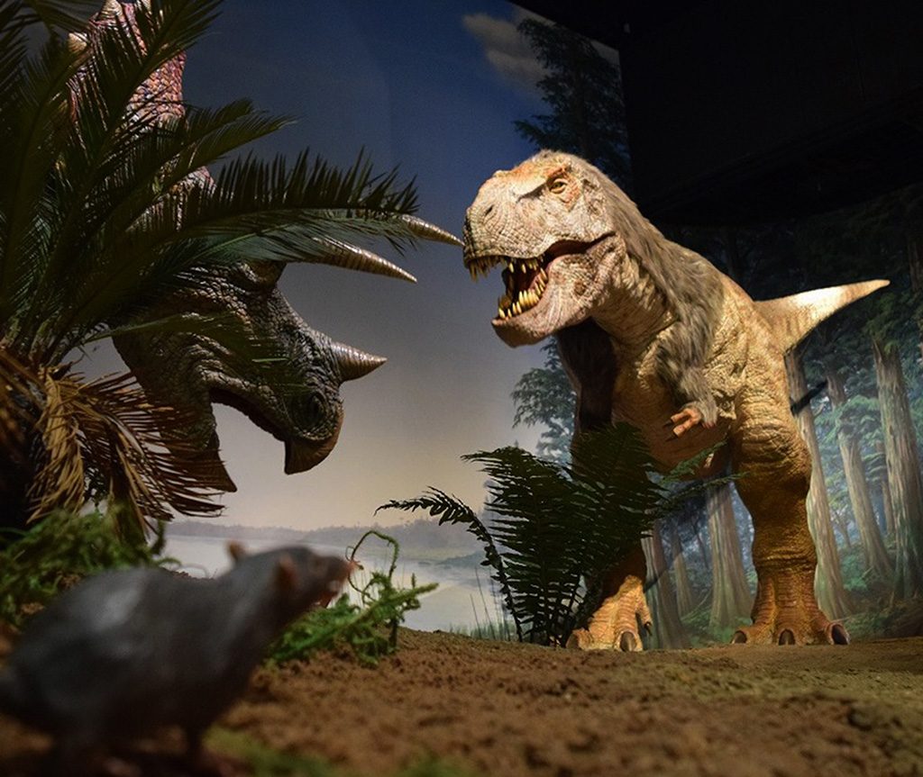 動く恐竜ジオラマ/ミュージアムパーク茨城県自然博物館（坂東市）