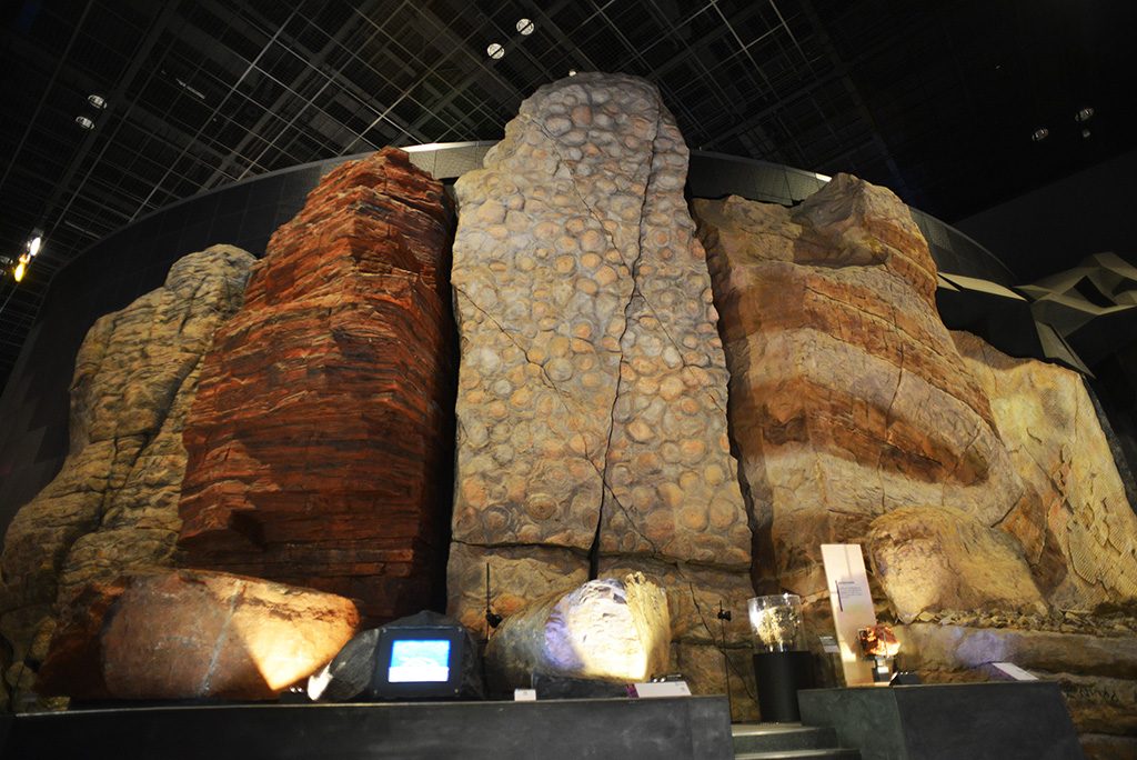 いろいろな種類の岩石/神奈川県立生命の星・地球博物館(小田原市)