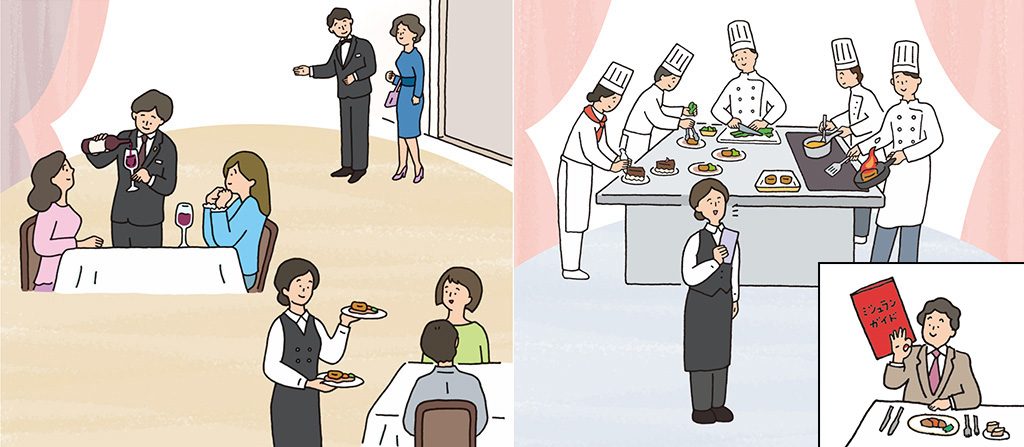 レストランのお仕事