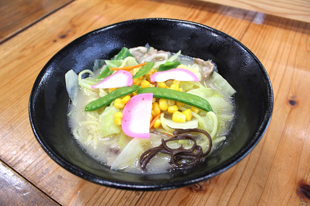 お栗ちゃんぽん(お栗茶屋)/「道の駅 鹿北 小栗郷」(熊本県/山鹿市)