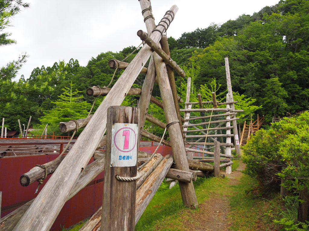 アスレチック「ロンちゃんのフィールドアスレチック」/ロマンの森共和国(千葉県/君津市)