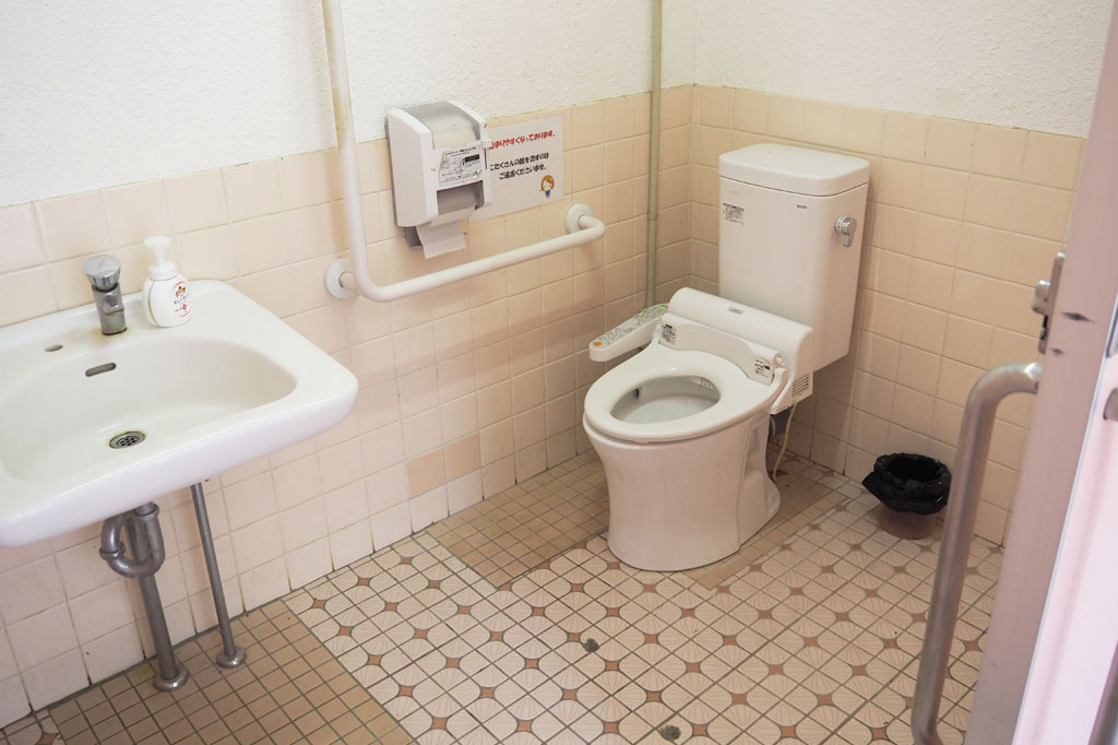 キッズが利用しやすいトイレ/ロマンの森共和国(千葉県/君津市)