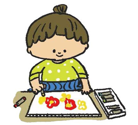 お仕事図鑑：まんが家　イラスト1