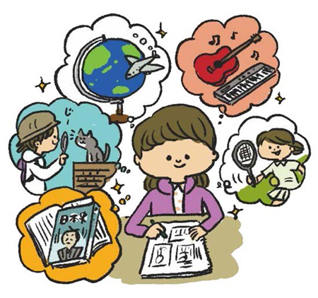 お仕事図鑑：まんが家　イラスト2