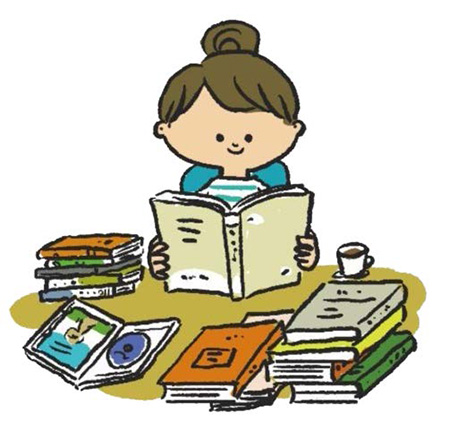 お仕事図鑑：まんが家　イラスト4